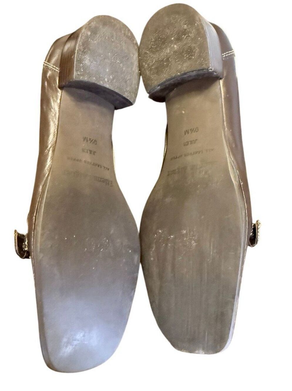 Etienne Aigner Vintage “Jules" Square-Toe Leather Loafers Brown Sz. 9.5 - Picture 15 of 16